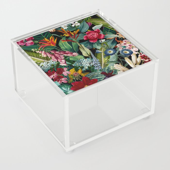 Chintzy Florals - Night Acrylic Box