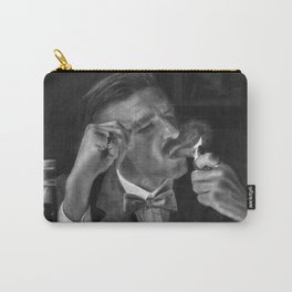 Arthur Shelby Carry-All Pouch | Graphite, Realism, Hyperrealistic, Drawing, Arthurshelby, Series, Realistic, Blackwhite, Chalk Charcoal, Peakyblinders 
