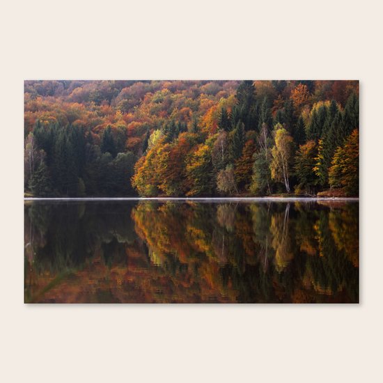 Autumn Lake Canvas Print