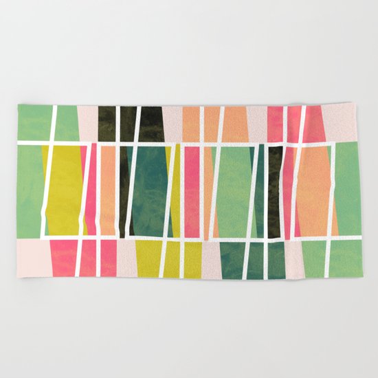 Fill & Stroke IV Beach Towel