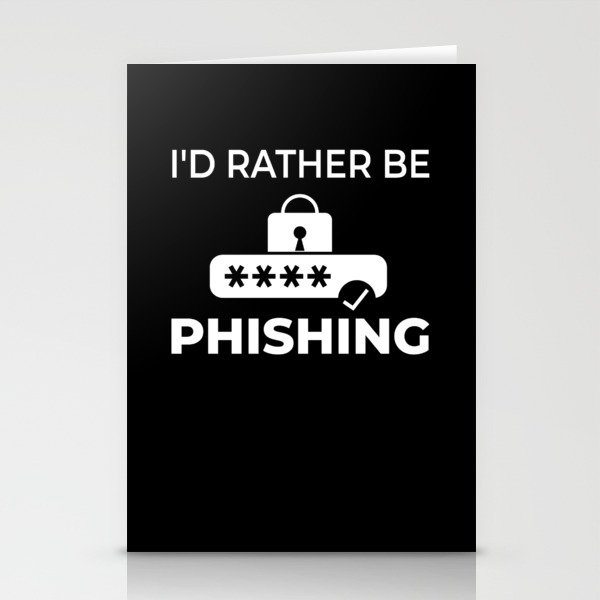 Password Hacker Phishing Computer Hacking Stationery Cards