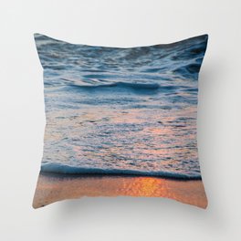 Foam and Reflections Throw Pillow