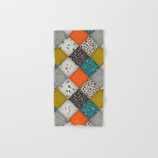 bird love diamonds Hand & Bath Towel
