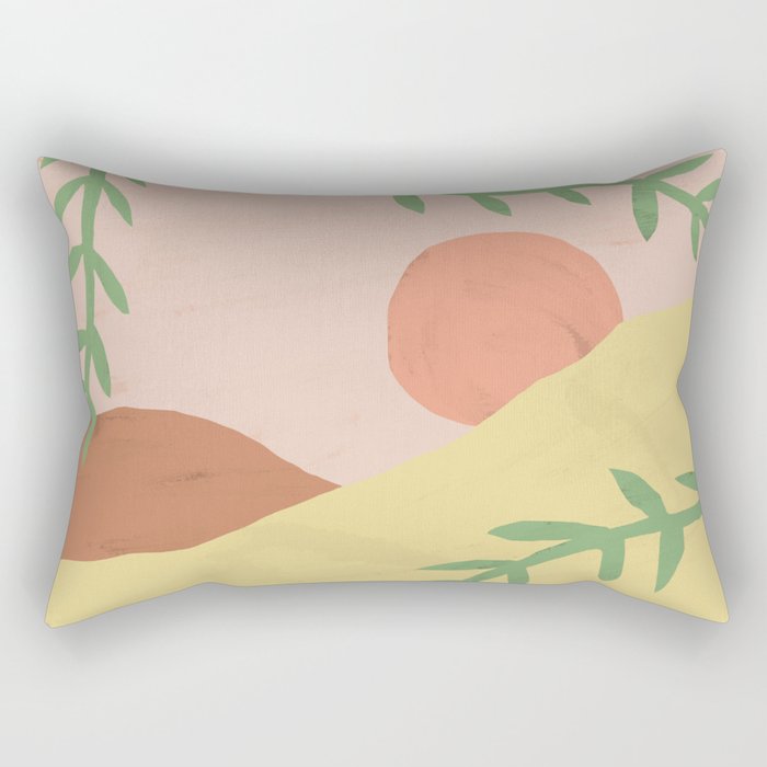 Sunrise Vines Rectangular Pillow