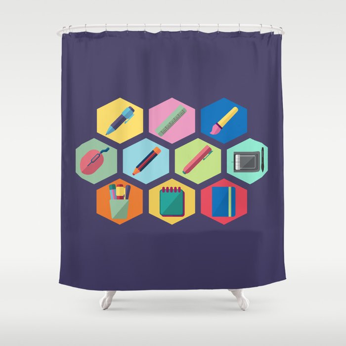 designer shower curtains fabric