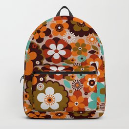 Groovy Florals – 60s Backpack