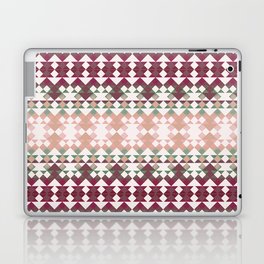 Small diamond pink and green pattern Laptop Skin