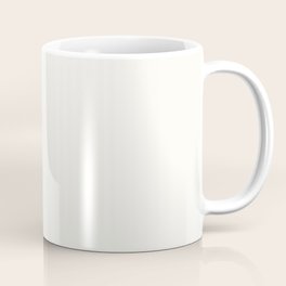 Off White Classic Basic Solid Color Coffee Mug