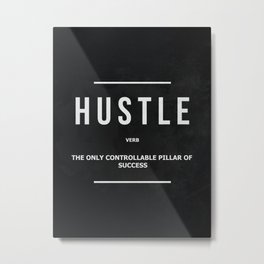 Hustle Verb Motivational Wall Art Entrepreneur Motivation Metal Print | Hustleinspiration, Officedecor, Hustlemotivation, Officehustle, Hustlecanvasprint, Entrepreneurart, Graphicdesign, Hustlequote, Motivationalart, Hustleverb 