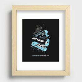 Floating Piano Factory, Brooklyn - Shirt Illustration by S. Ferone Recessed Framed Print
