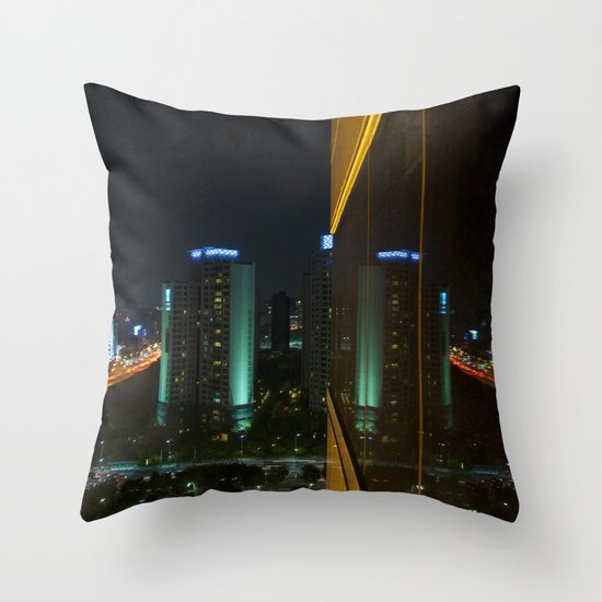 Seoul Reflection Throw Pillow