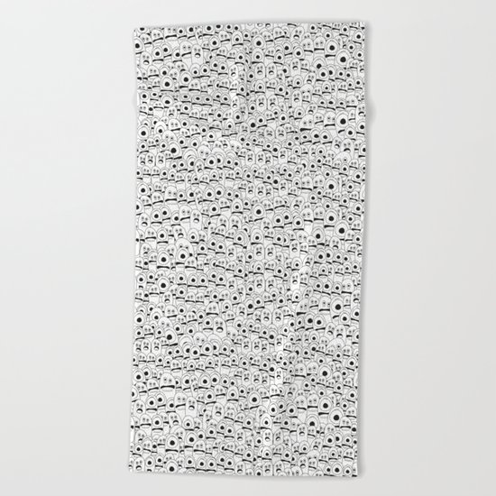 Little Monsters Beach Towel