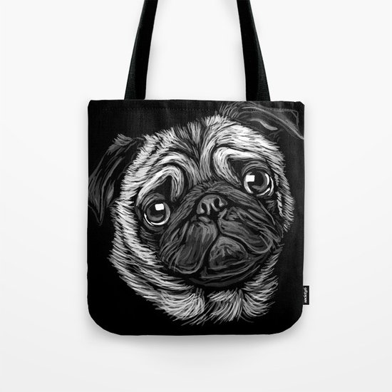 Pug Tote Bag