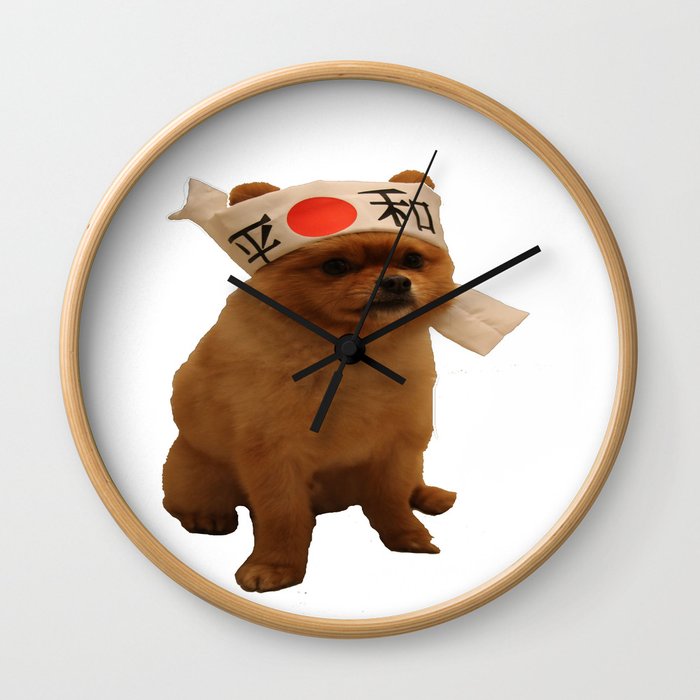 Sushi dog Pepe Wall Clock
