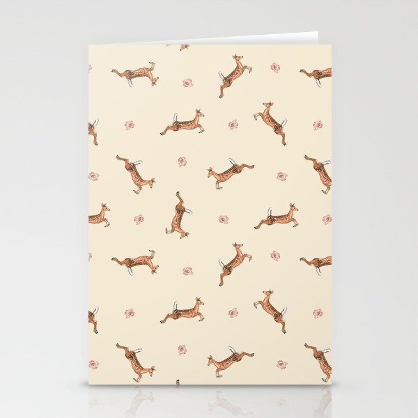 Deer Pattern Stationery Cards