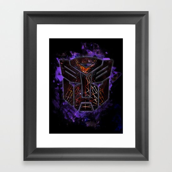 Autobots Abstractness - Transformers Framed Art Print