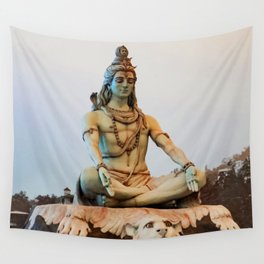 Lord Shiva Meditating Wall Tapestry