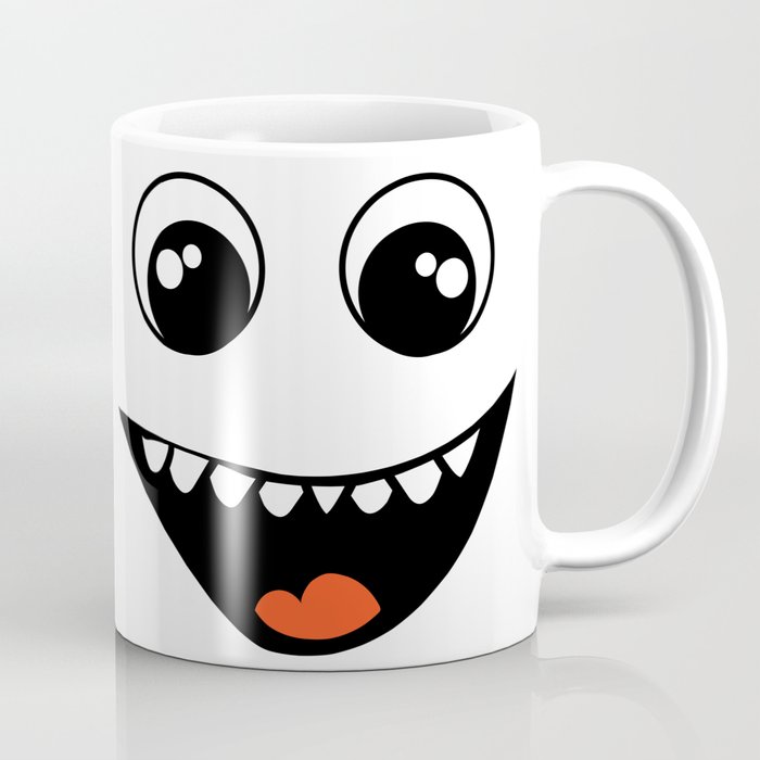 Smiley Face Svg Happy Face Smiley Clip Art Silhouette Stencil Template Dxf Smile Coffee Mug By Liskared Society6