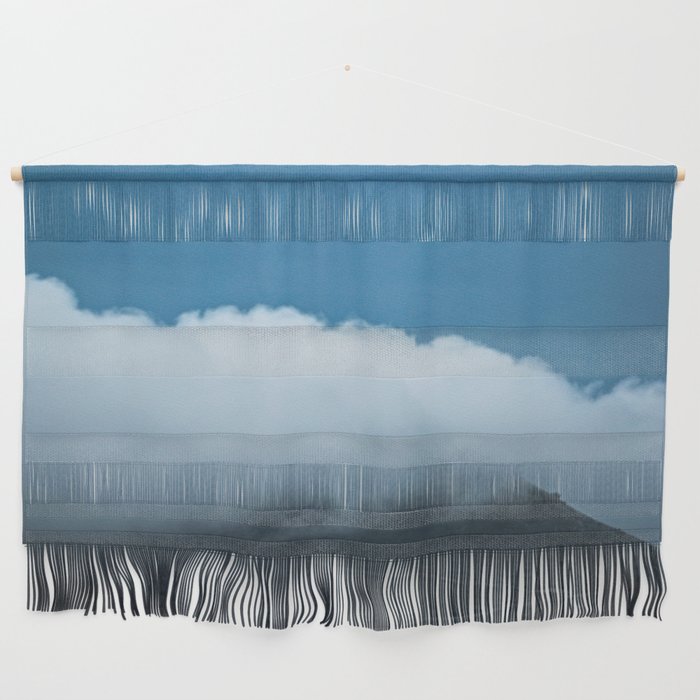 Hills Clouds Scenic Landscape 6 Wall Hanging