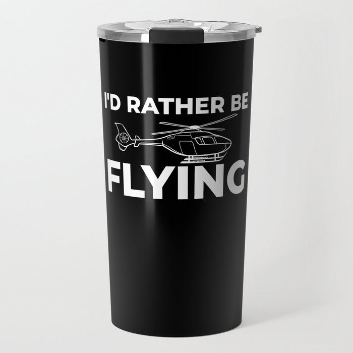 Helicopter Rc Remote Control Pilot Travel Mug