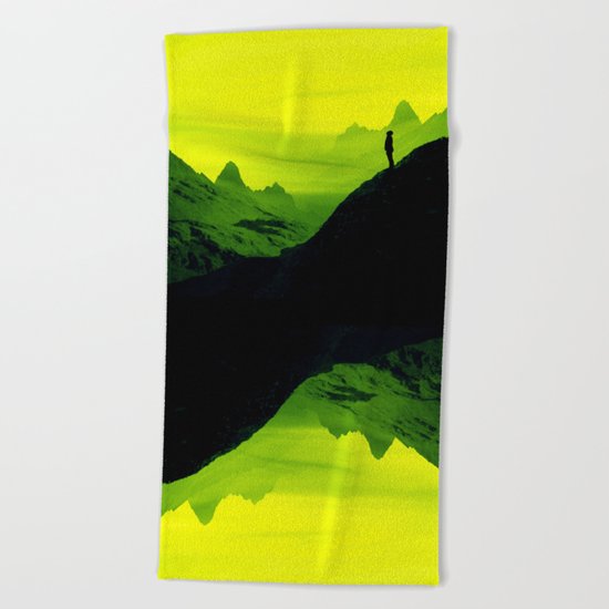 Vibrant Wasteland Beach Towel