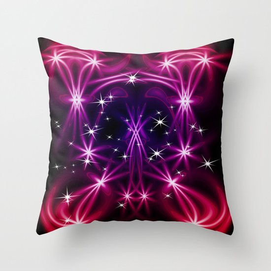 Abstract stars Throw Pillow