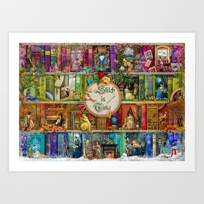 A Stitch In Time Kunstdrucke A Stitch In Time Kunstdrucke