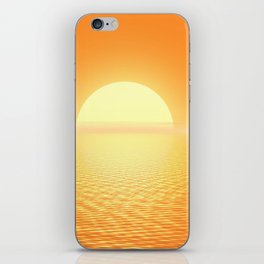sunset Landscape Illustration iPhone Skin