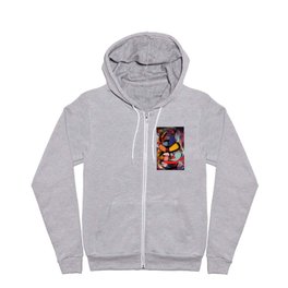 Abstract art expressionist Full Zip Hoodie