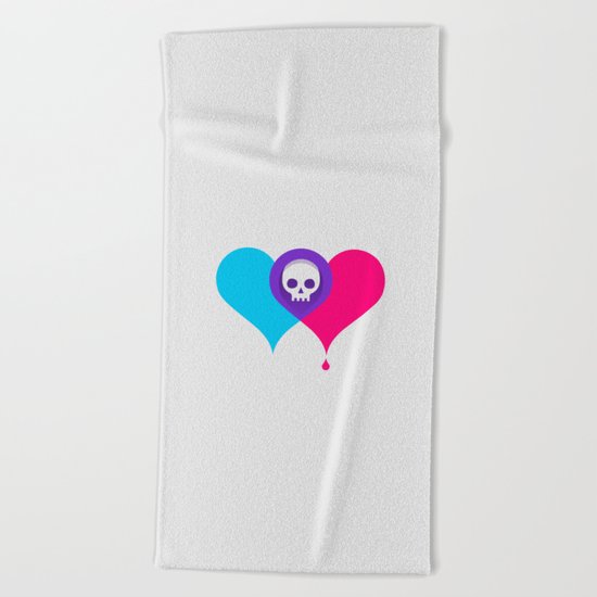 A Death-Marked Love Beach Towel