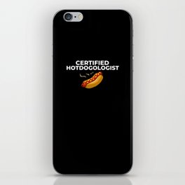 Hot Dog Chicago Style Bun Stand American iPhone Skin