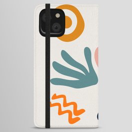 Nordic Shapes Abstract iPhone Wallet Case