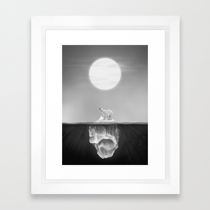Polar Bear Framed Art Print