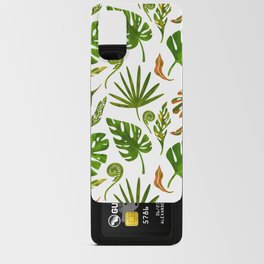 Tropical Plants Pattern Summer Fresh Monstera Android Card Case