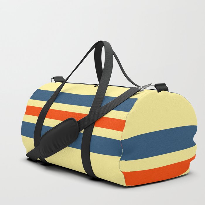 Classic Retro Stripes Amabie Duffle Bag