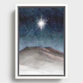 the star (color) Framed Canvas