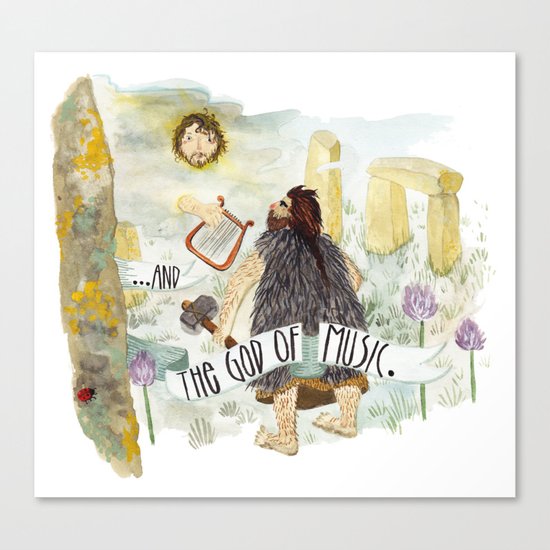 God of music Canvas Print