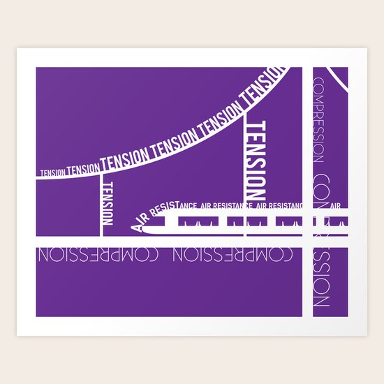 Typed Force Art Print