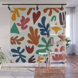 Matisse cutouts colorful Wall Mural