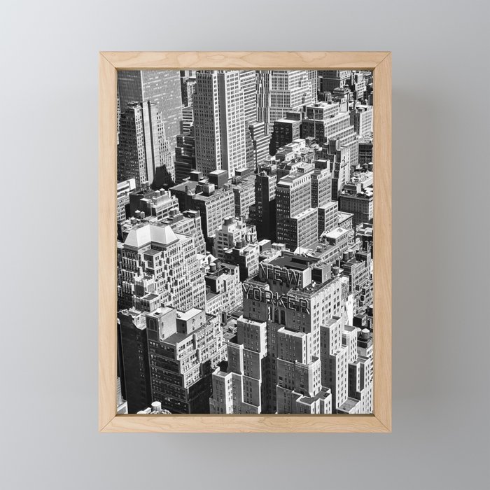 The New Yorker - Midtown Manhattan Framed Mini Art Print