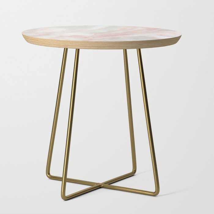 Softest blush pink marble Side Table