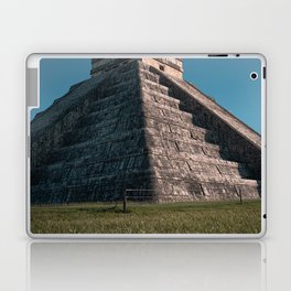 Mexico Photography - Ancient Building Under The Blue Sky Laptop Skin