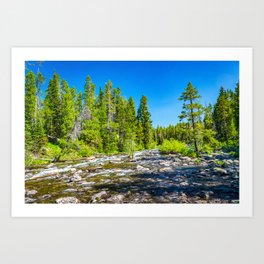 Grand Teton National Park Wyoming Nature Landscape River Art Print