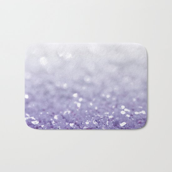 MERMAIDIANS PURPLE GLITTER Bath Mat