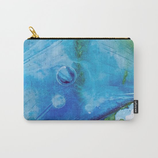 Ice Caps, Ice Bubbles, Environment Carry-All Pouch