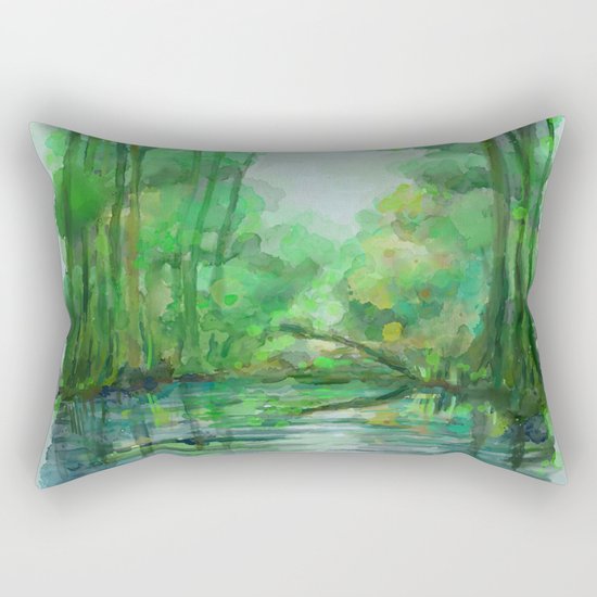Lost in colors Rectangular Pillow