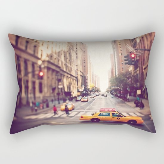 NYC Taxi Rectangular Pillow