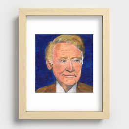 Vin Scully Portrait Recessed Framed Print