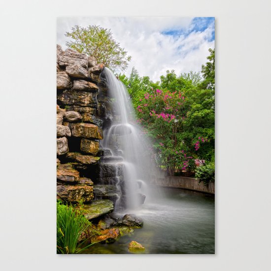 Zoo Waterfall Canvas Print