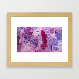Grape Smash Framed Art Print